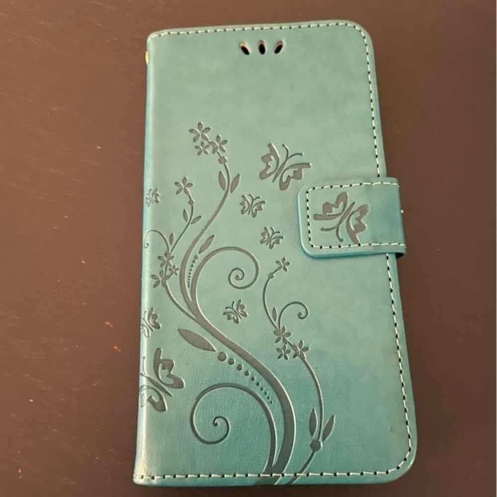 Phone Case Wallet Blue